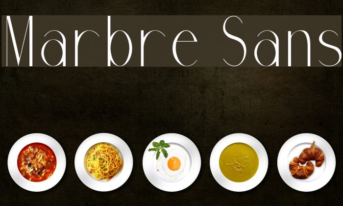 Marbre Sans Font examples