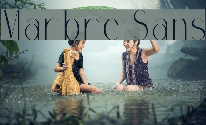 Marbre Sans Font examples