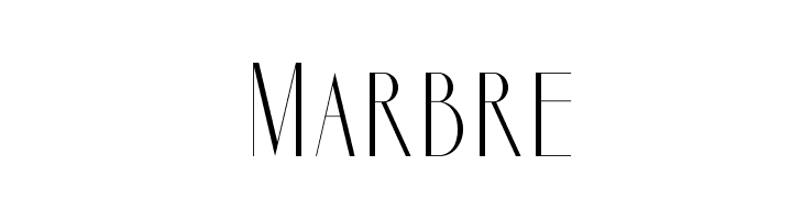 Marbre  नि: शुल्क फ़ॉन्ट्स डाउनलोड