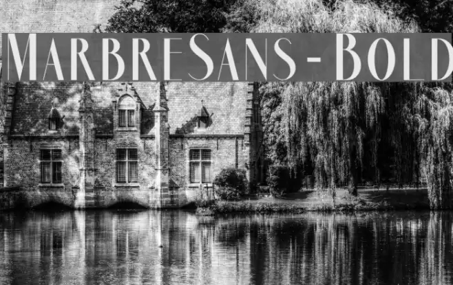 MarbreSans-Bold Font examples