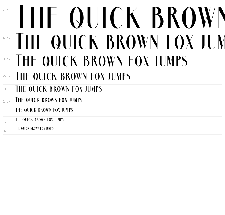 MarbreSans-Bold Waterfall