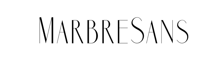 MarbreSans फ़ॉन्ट
