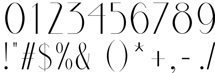 MarbreSans Font OTHER CHARS