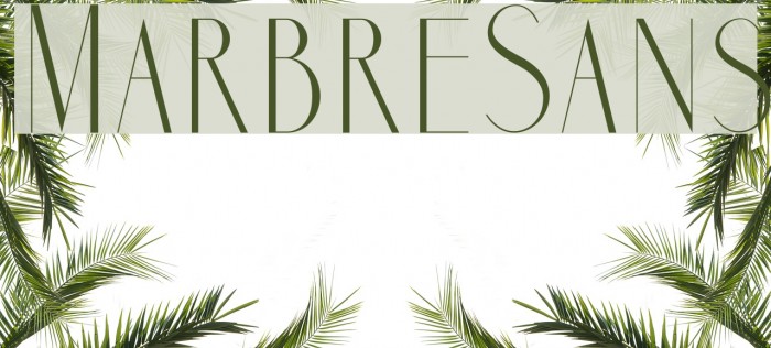 MarbreSans Font examples