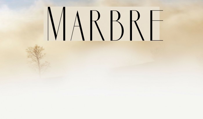 Marbre フォント examples