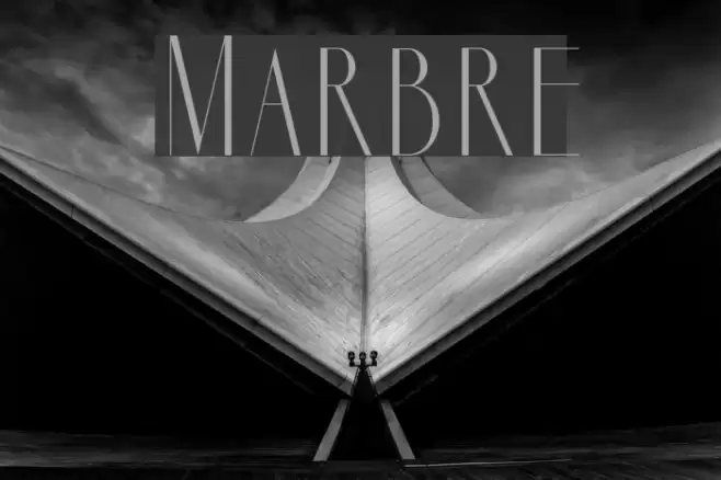 Marbre フォント examples
