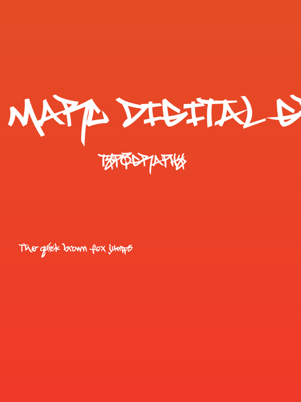 Marc Digital Graffiti Heavy Poster