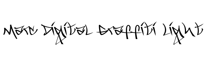 Marc Digital Graffiti Light  font caratteri gratis