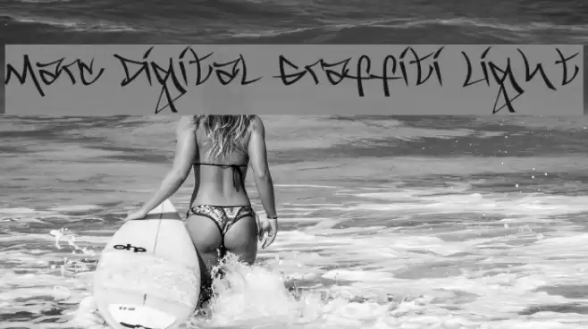 Marc Digital Graffiti Light Font examples