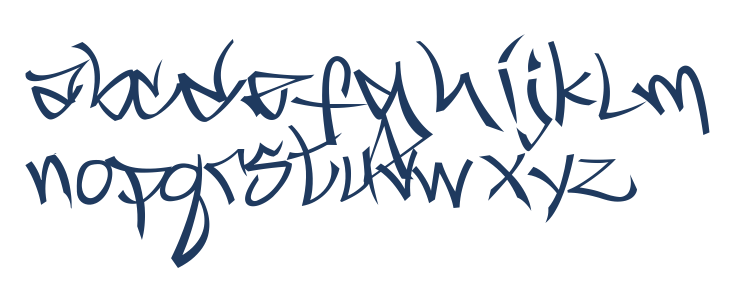 Marc Digital Graffiti Light Lowercase