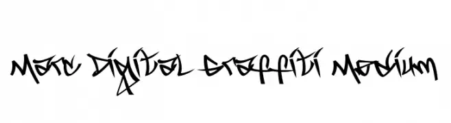 Marc Digital Graffiti Medium  नि: शुल्क फ़ॉन्ट्स डाउनलोड
