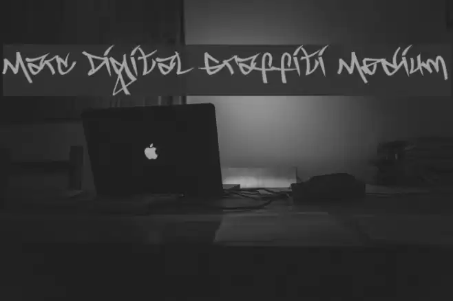 Marc Digital Graffiti Medium Font examples