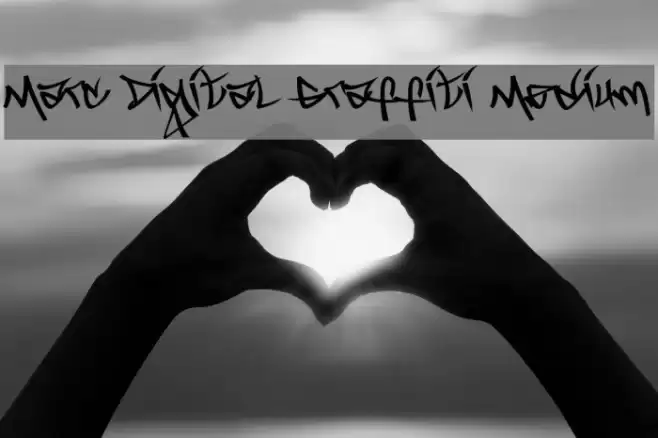 Marc Digital Graffiti Medium Font examples