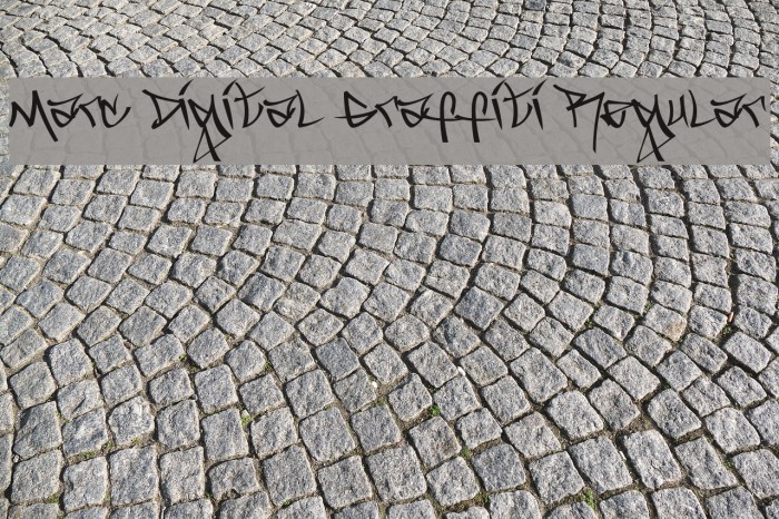Marc Digital Graffiti Regular Font examples