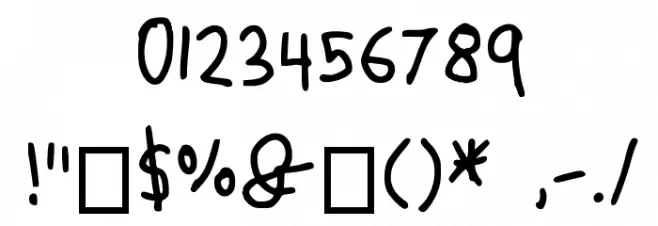 Marc Medium Font OTHER CHARS