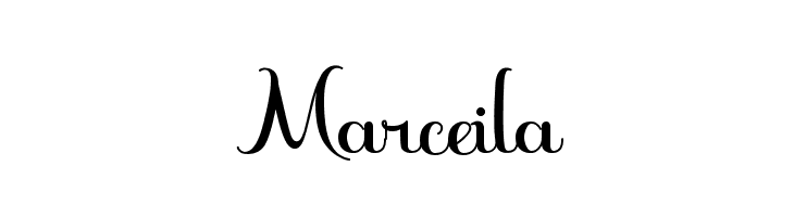 Marceila  नि: शुल्क फ़ॉन्ट्स डाउनलोड