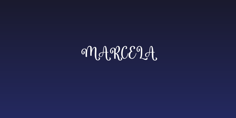 Marcela Social Header