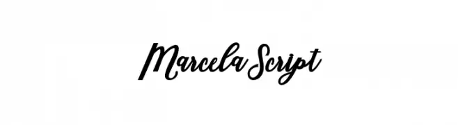 MarcelaScript  Free Fonts Download