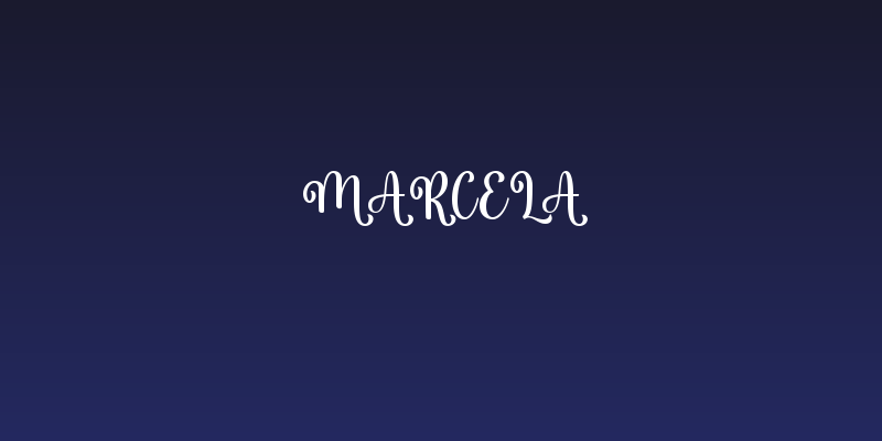 Marcela Social Header