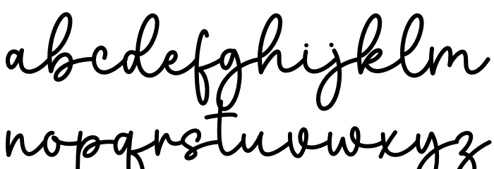 Marceline Font LOWERCASE