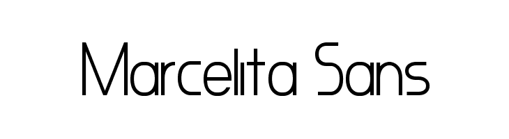 Marcelita Sans  フリーフォントのダウンロード