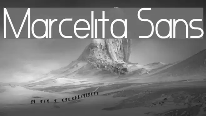 Marcelita Sans Font examples