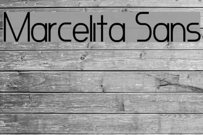 Marcelita Sans Font examples
