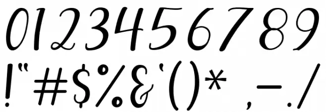 Marcella Font OTHER CHARS