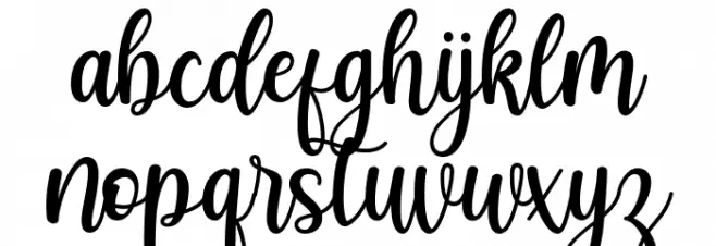 Marcella फ़ॉन्ट लोअरकेस