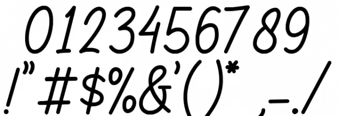 Marcellas Font OTHER CHARS