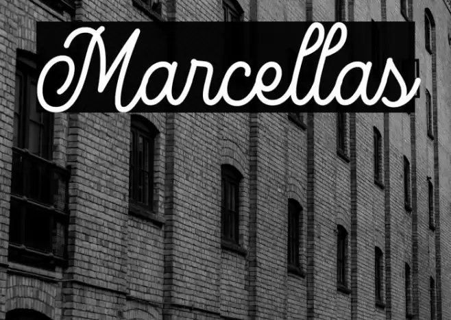 Marcellas Font examples
