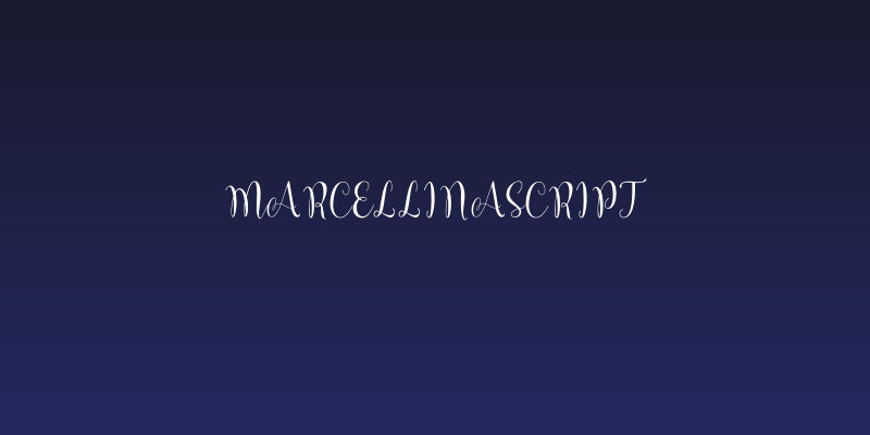 MarcellinaScript Social Header
