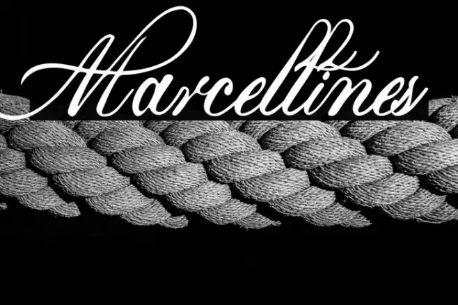 Marcellines Font examples