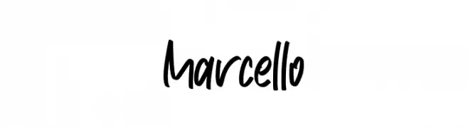 Marcello  Frei Schriftart Herunterladen