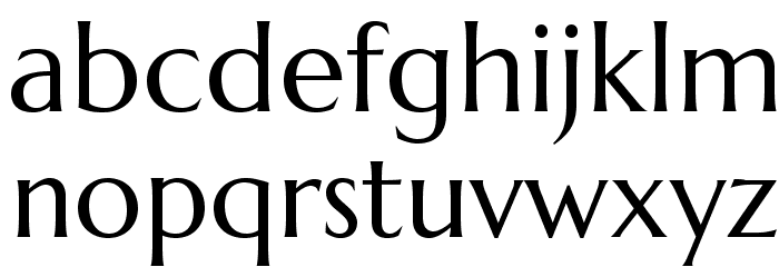 Marcellus-Regular Font LOWERCASE
