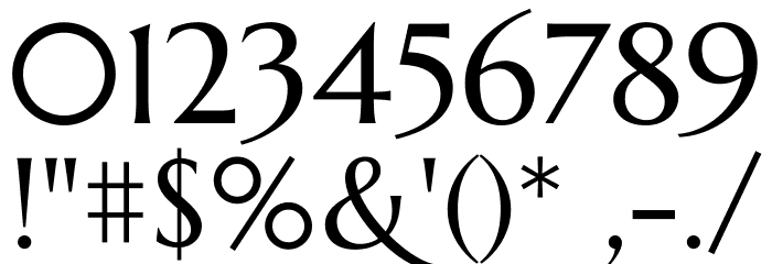 Marcellus SC Font OTHER CHARS