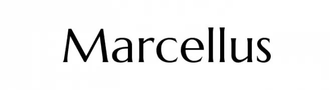 Marcellus  Frei Schriftart Herunterladen