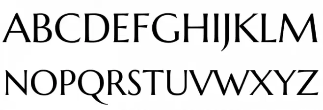 Marcellus Schriftart Groß