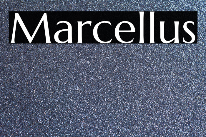 Marcellus Font examples