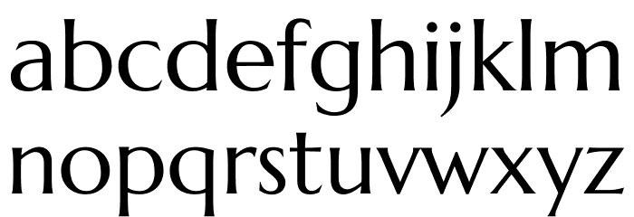 Marcellus Font LOWERCASE