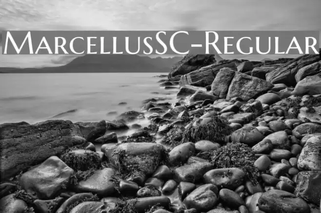 MarcellusSC-Regular Font examples