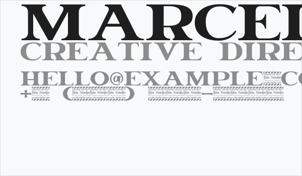 Marcelo Personal Use Business Card