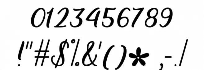 March Calligraphy Fuentes OTROS CHARS