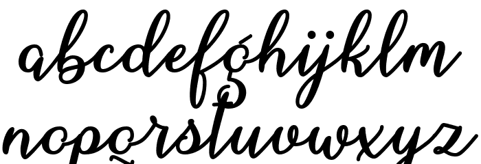 March Calligraphy Fuentes MINÚSCULAS