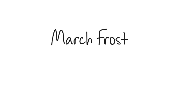 March Frost Logo