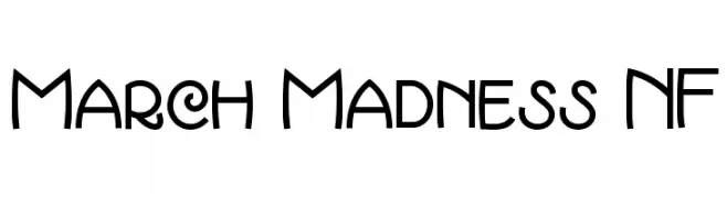 March Madness NF  免费字体下载