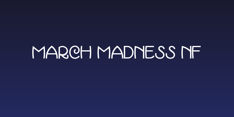 March Madness NF Social Header
