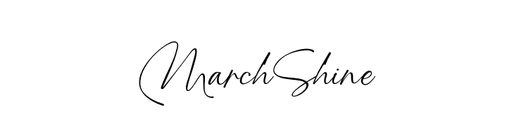 March Shine  baixar fontes gratis