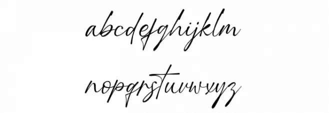 March Shine フォント 小文字