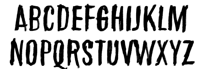 March of the pigs Font LOWERCASE